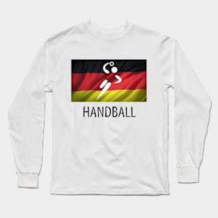 European Team Handball Basic Sport Design Germany Long Sleeve T-Shirt